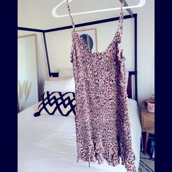 Lavender leopard mini dress - Picture 2 of 5